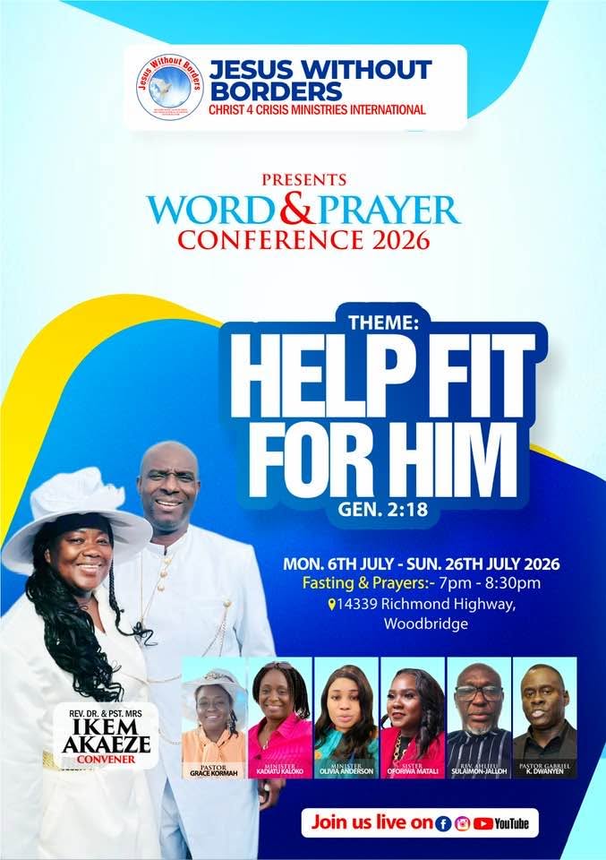 Word and Prayer Conference 2026 flyer